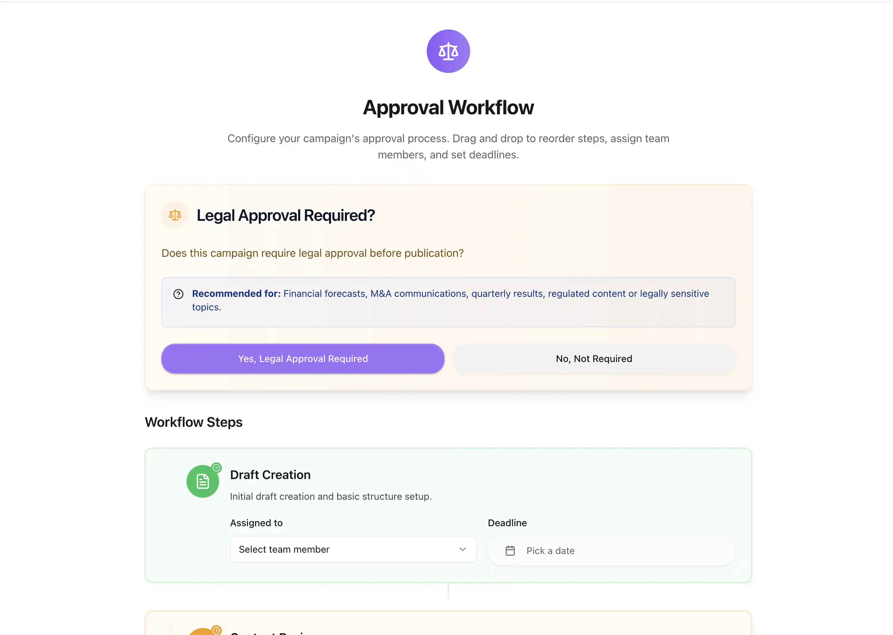 Compliance & Approvals